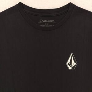 Volcom Crew Neck Short Sleeve Graphic T Shirt Mens Size Small S Black White